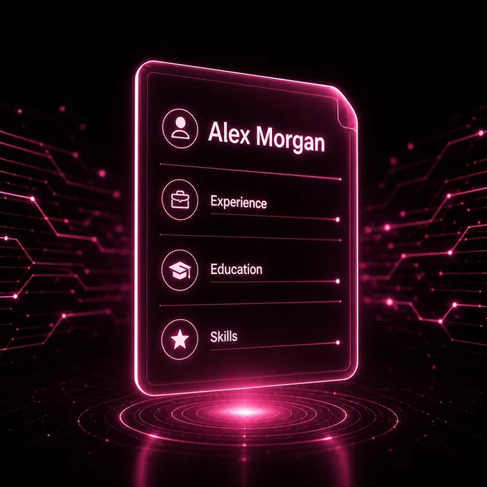AI Resume & Cover Letter Studio app preview