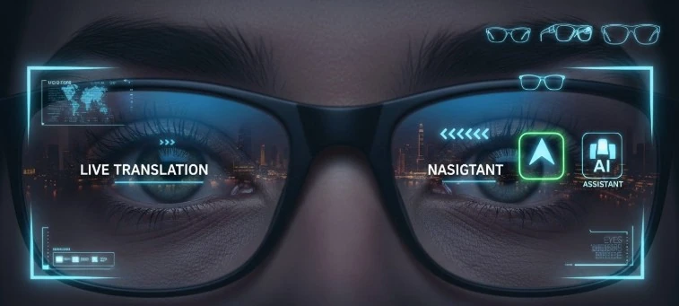 Live translation through smart glasses