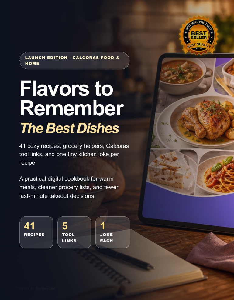 Flavors to Remember e-book cover preview