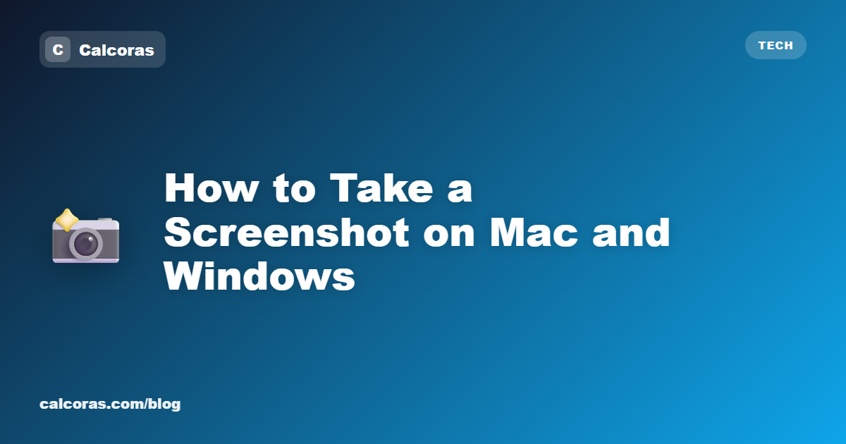 How to Take a Screenshot on Mac and Windows (Every Method)