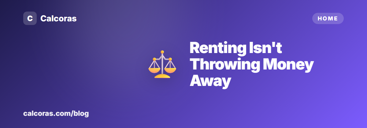 Renting Isn't 